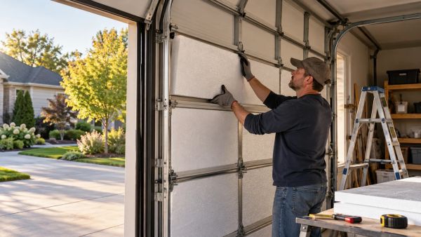 Les meilleures solutions d'isolation pour une porte de garage sectionnelle
