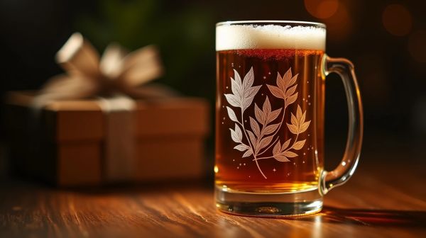Personnalisez votre verre à bière gravé pour un cadeau unique