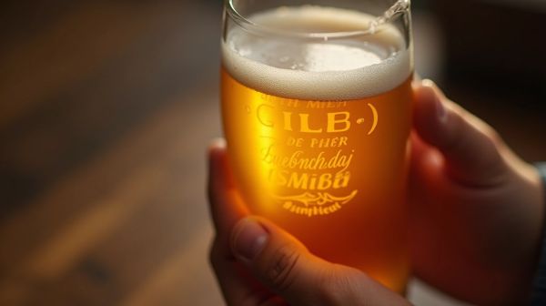 Personnalisez votre verre à bière gravé pour un cadeau unique